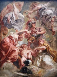 England and Scotland with Minerva and Cupid